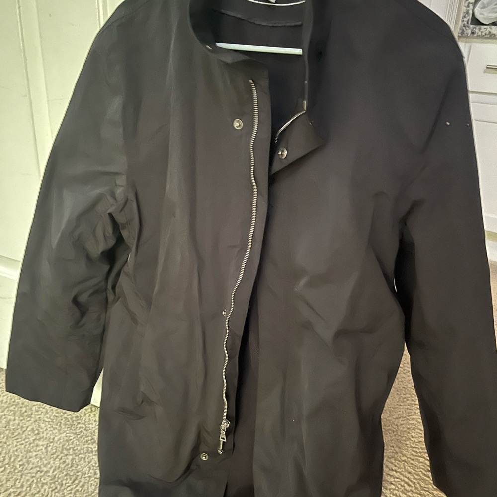Kenneth Cole Black Raincoat